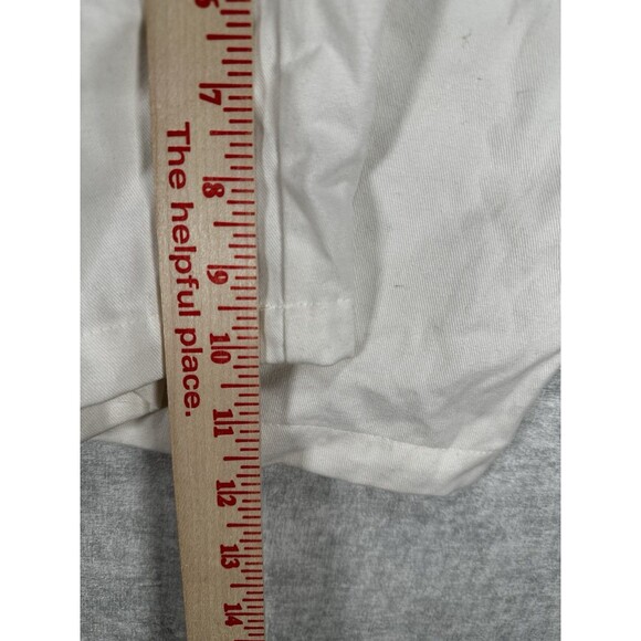 NWT MTO Men’s Shorts White Size M/L Cotton Pockets Drawstring Waist Y2K - Picture 7 of 8